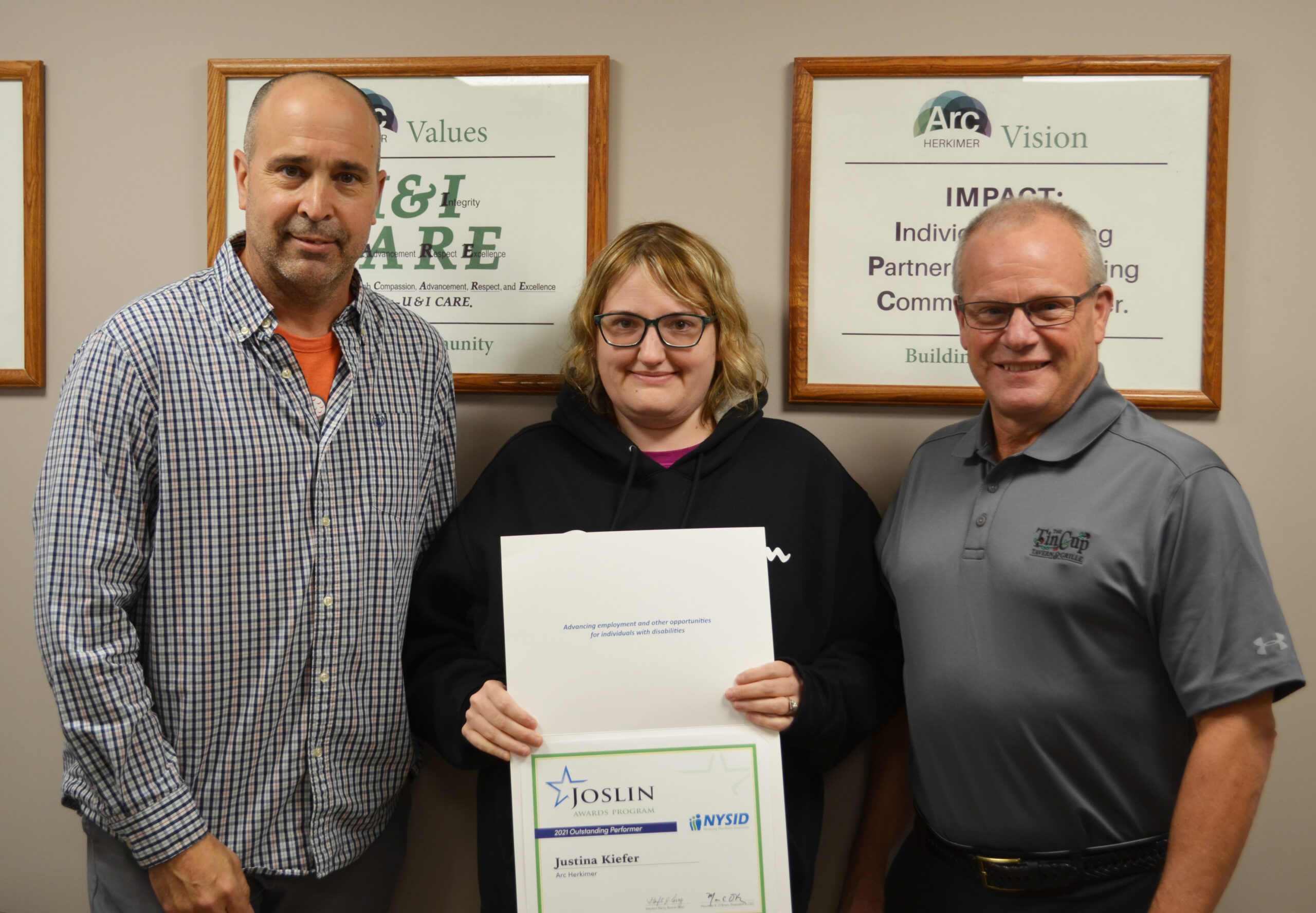 Arc Herkimer’s Justina Kiefer Recognized with NYSID’s 2021 Joslin Award for Exceptional Performance at Herkimer Industries During National Disability Employment Awareness Month